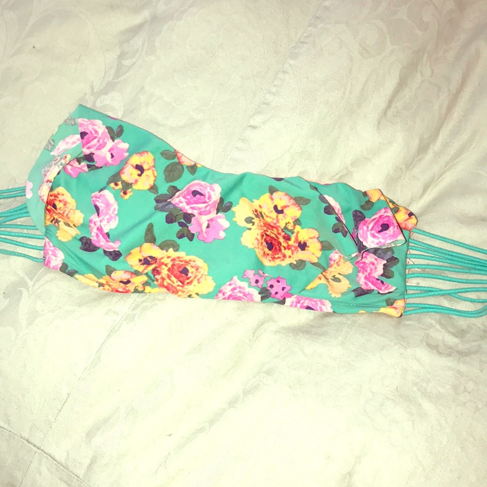 Small Floral Bikini Top